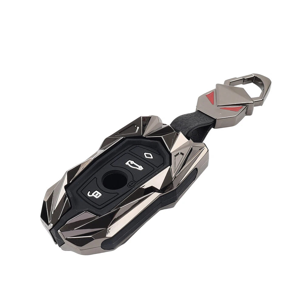 Black Remote Key Fob Cover for BMW 1 2 3 4 5 6 7 Series X3 X4 M2 M3 M4 M5 M6
