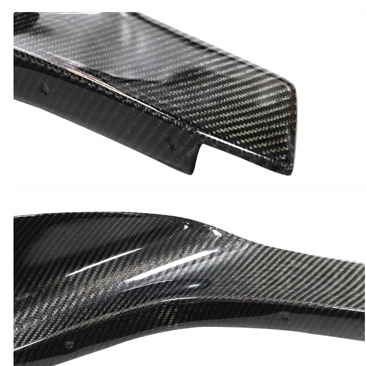 2 x Carbon Fiber Front Fog Light Covers for Nissan Skyline GTR R35 (2012-2013)