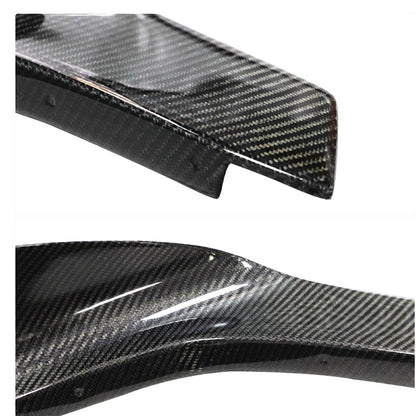 2 x Carbon Fiber Front Fog Light Covers for Nissan Skyline GTR R35 (2012-2013)