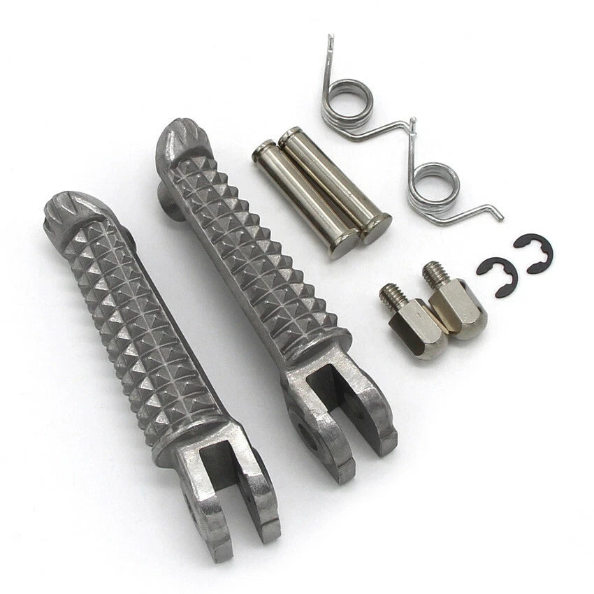 Silver Front Footrest Pegs for Yamaha YZF-R1 (2002-2023)