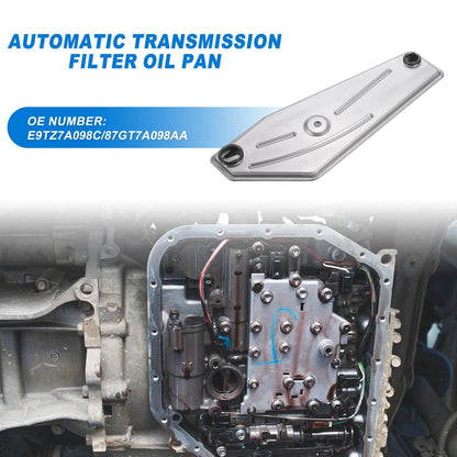 Transmission Fluid Filter Oil Pan for Ford A4LD 2WD (Late Model)