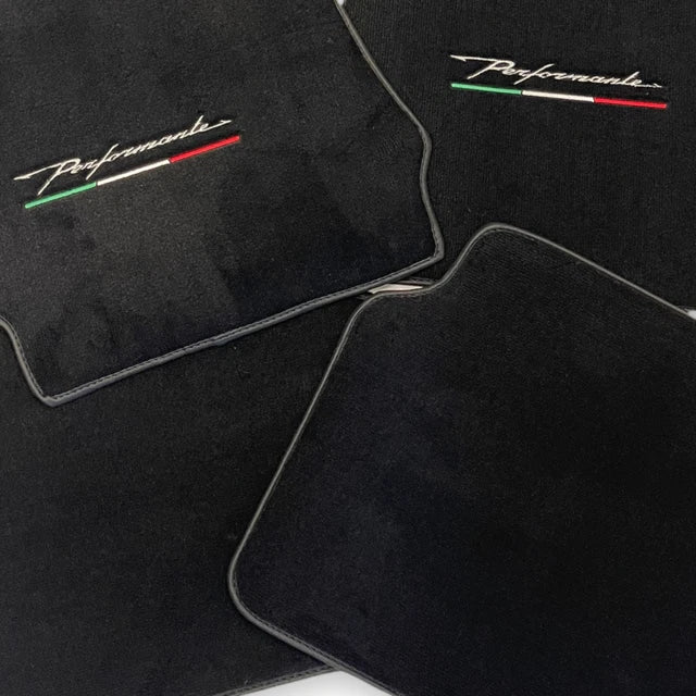 Tailored Carpet Floor Mats for Alfa Romeo 164 (1988-1997) - 2 x Black