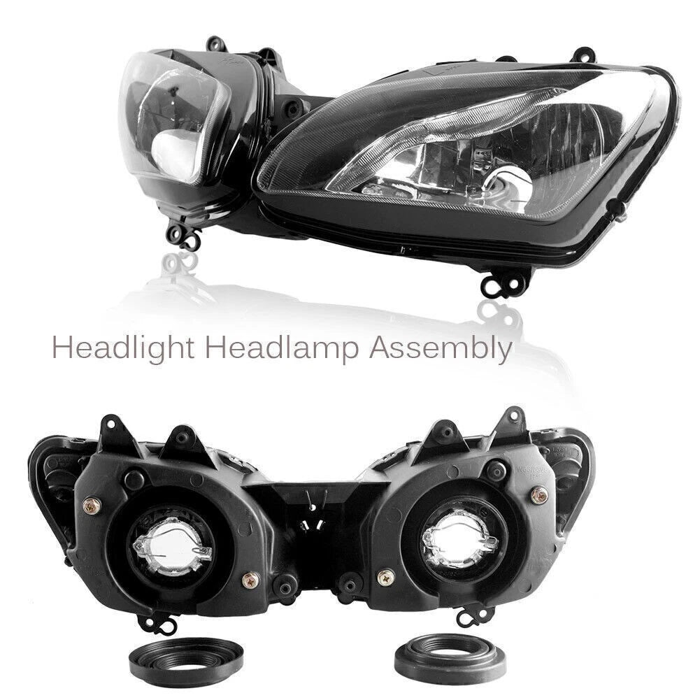 Dual Front Headlight Assembly for Yamaha R1 YZF (2002-2003)