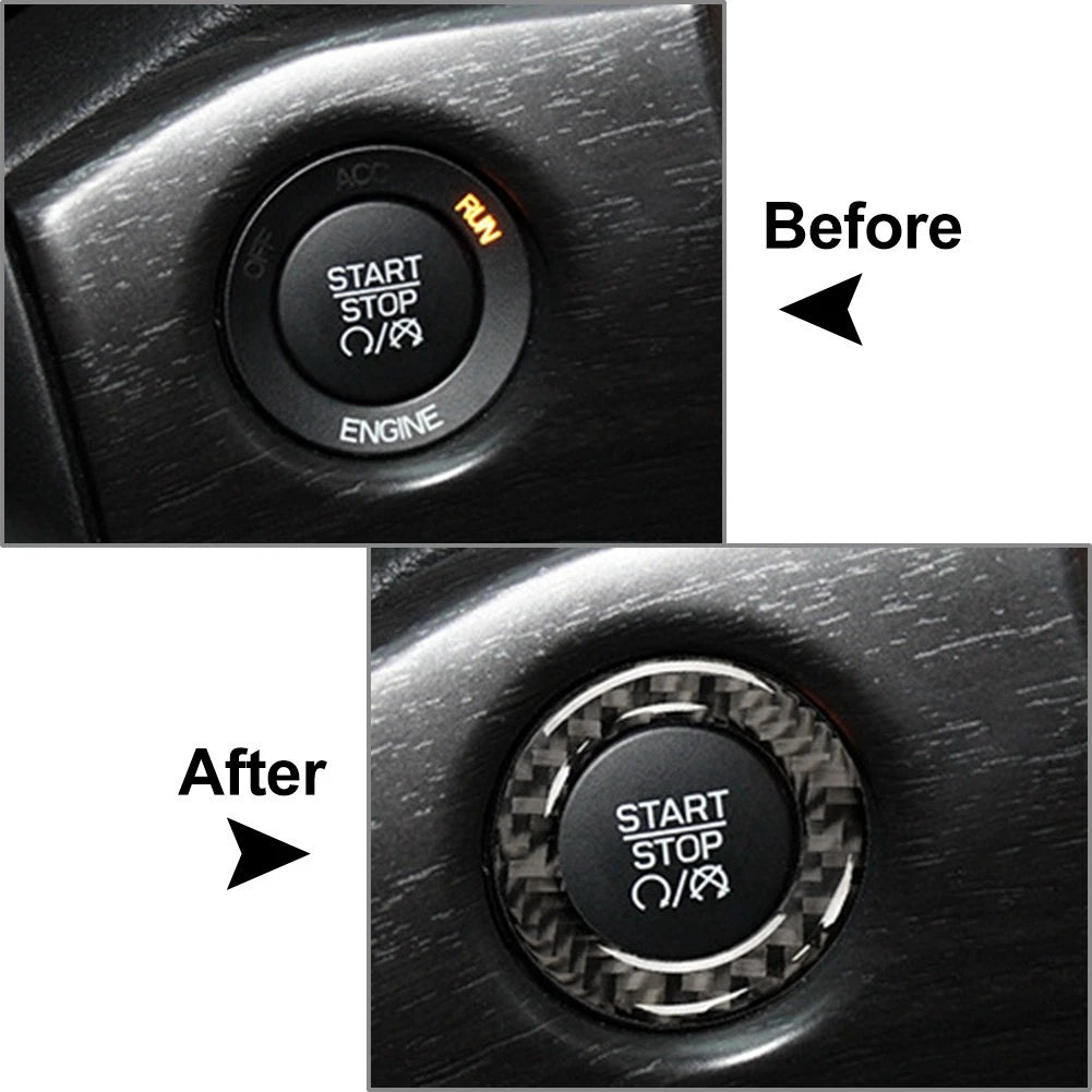 Engine Start Stop Button Ring Cover for Jeep Grand Cherokee (2011-2021)