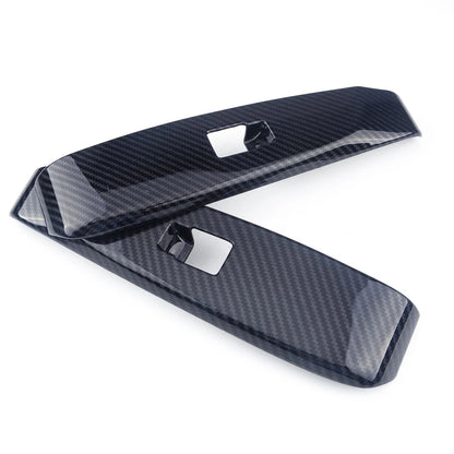 4x Carbon Fiber Power Window Switch Cover for Toyota Camry (2018-2023)