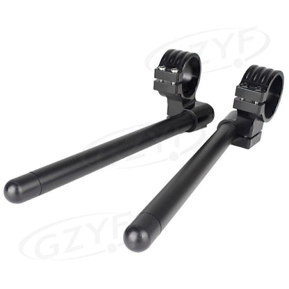 31mm Clip On Handle Bar Fork Tubes for Motorcycle - Universal Black