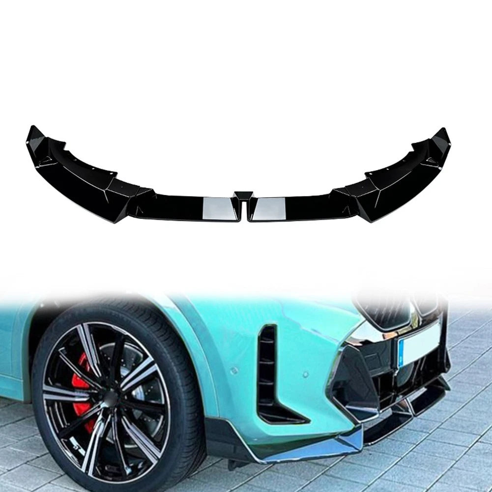 Front Bumper Spoiler Splitter Lip Kit for BMW X6 G06 M Sport (2023-2024)