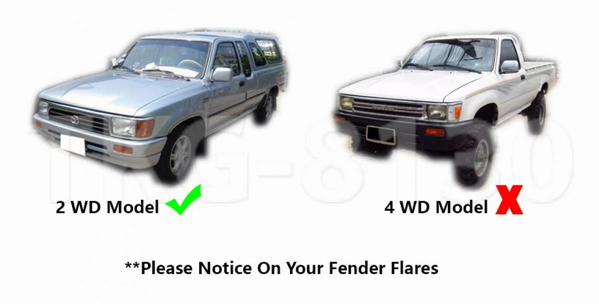 Mud Flap Fender for Toyota Hilux MK3 (2WD) (1992-1997)