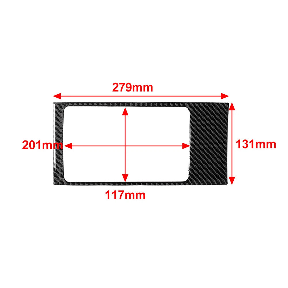 Carbon Fiber Armrest Storage Box Cover for Audi A3 S3 (2013-2020)