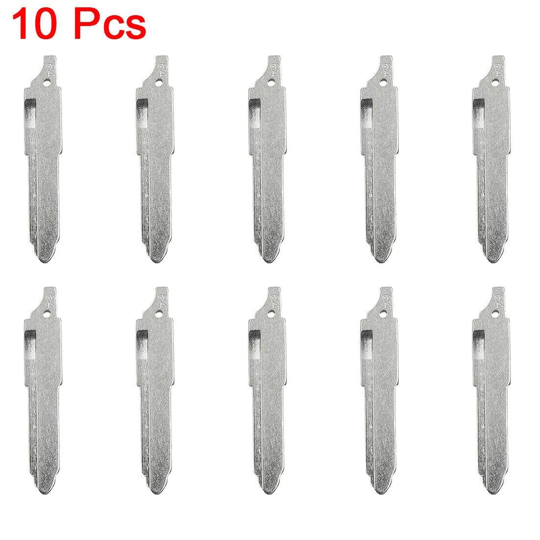 10 x Metal Uncut Blank Key Blades for Mazda 6 (2003-2021)