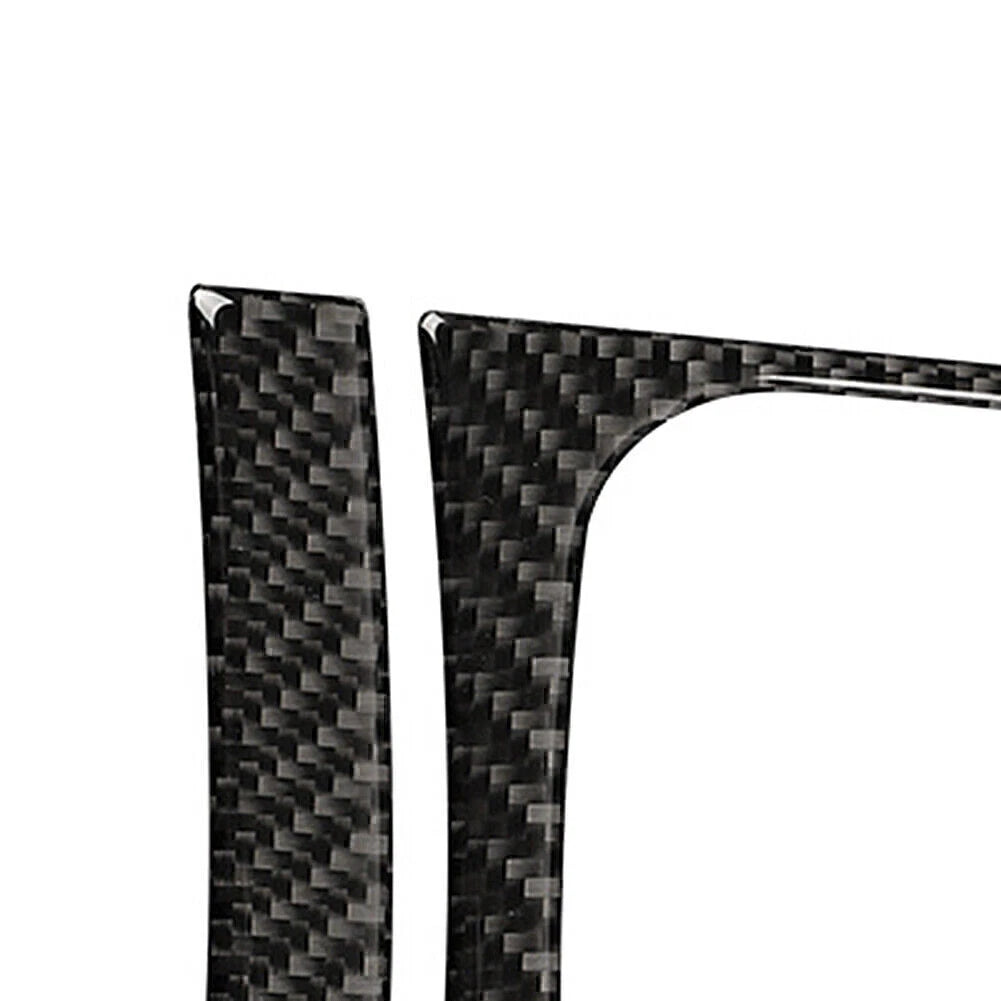 Carbon Fiber Interior Gear Shift Panel Cover for Ford Mustang (2015-2019)