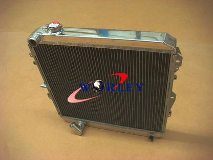 Aluminum Radiator + Fan for Toyota Hilux Surf 2.8D LN106 LN107 (1988-1997)