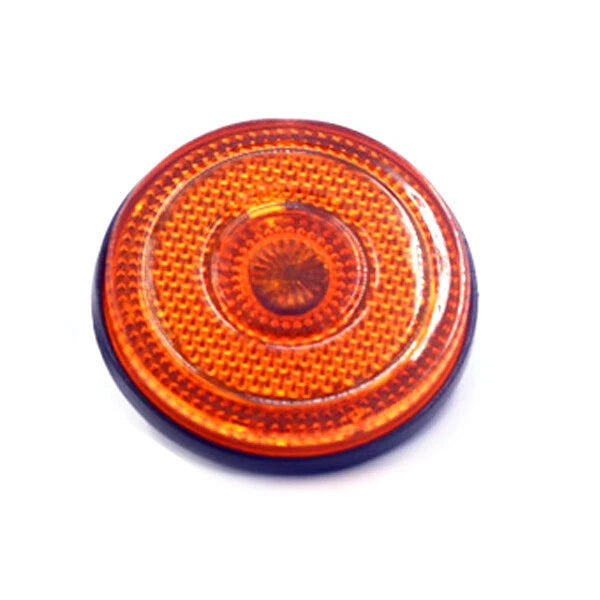 Amber Round Rear Tail Brake Stop Marker Light for Car Motorcycle Trailer