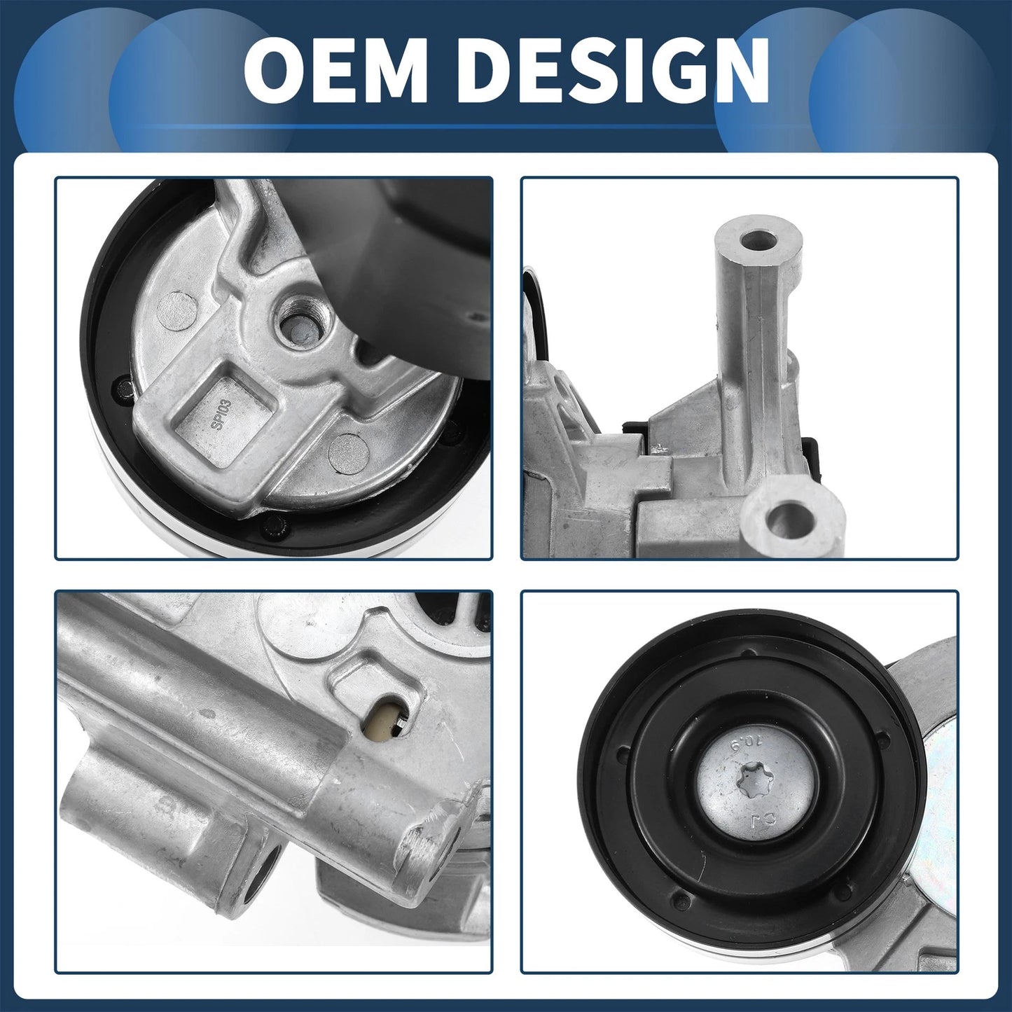 Belt Tensioner for Ford Transit 2.2 2011-2018 (1 Pc)