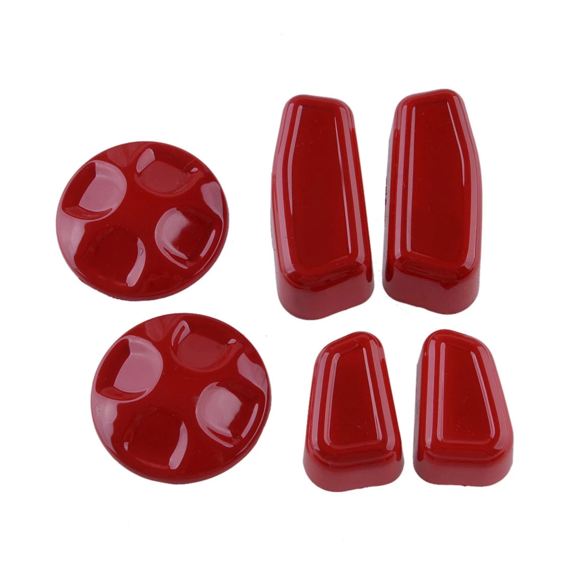 Red Seat Adjustment Switch Knob Cover for Dodge Charger (2015-2021)