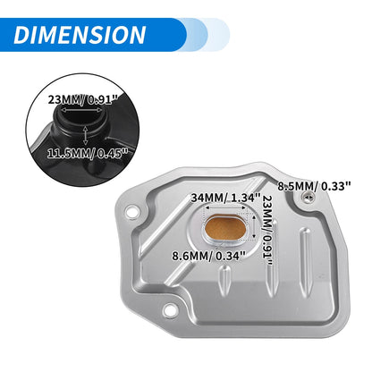 Transmission Fluid Filter Oil Pan for Toyota Ractis Yaris (2005-2013)