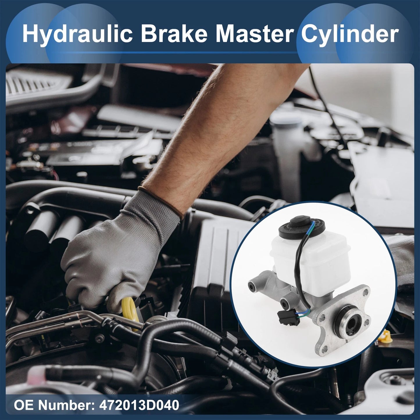 Brake Master Cylinder with Reservoir for Toyota 4Runner (1990–1995)