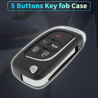 5x Buttons Key Fob Shell Case Keyless for Chevrolet Camaro Equinox (2010-2019)