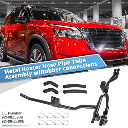 Radiator Expansion Tank Hose Pipe Set for Nissan Pathfinder (2005-2012)