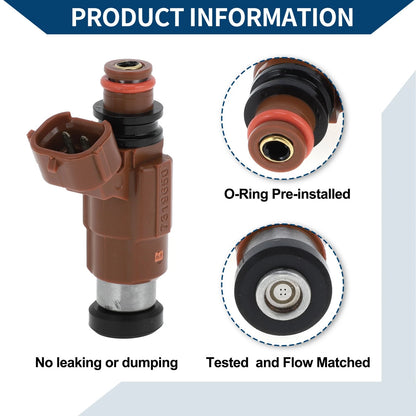Fuel Injector FP35-13-250 for Mazda 626 LX 2.0 (2000-2002) 1 Pc Brown