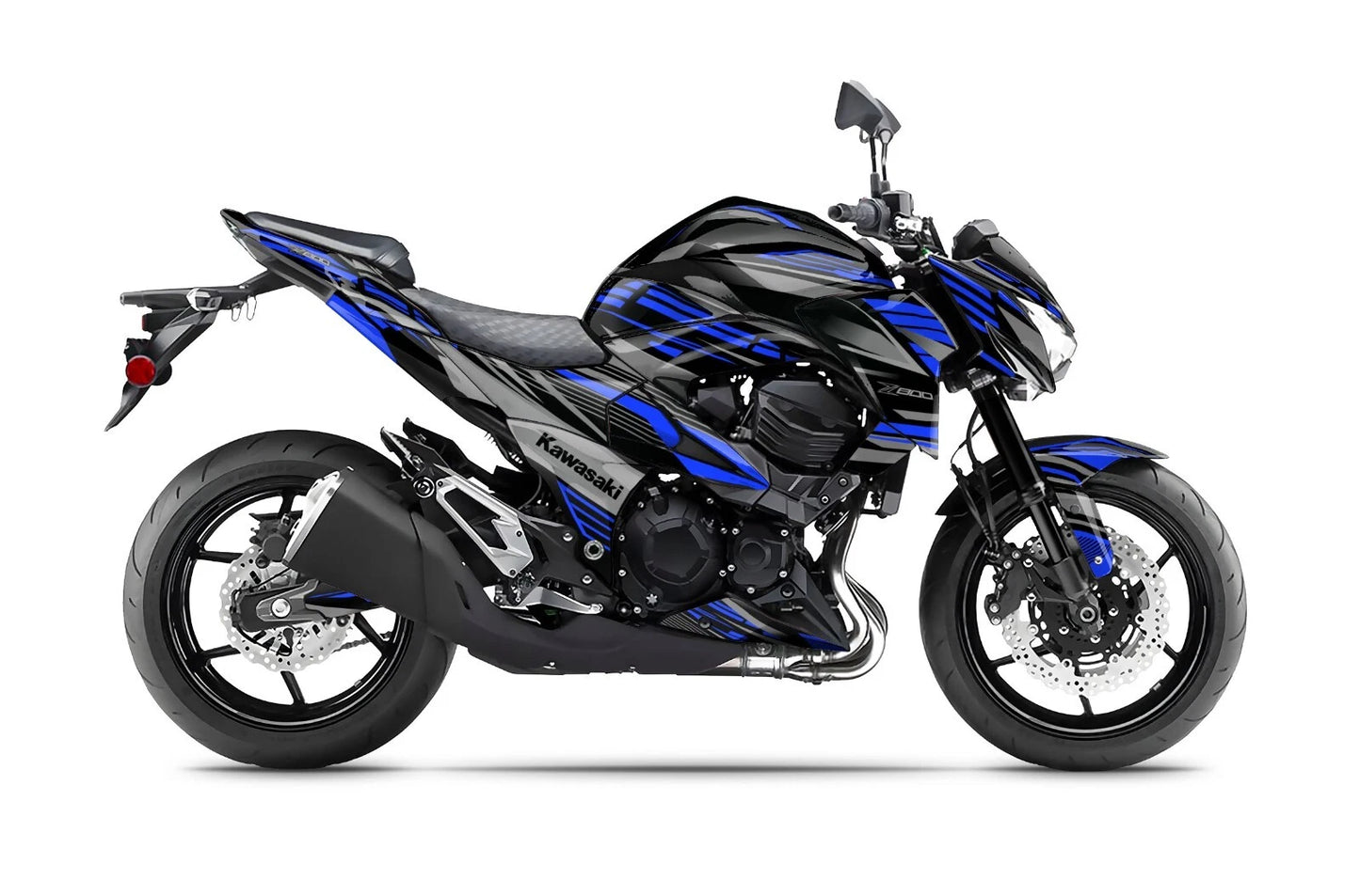 Z400 Graphics Stickers Decals for Kawasaki 2017-2023 Strike Blue