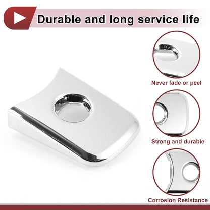 Silver Tone Exterior Door Handle Cover Trim for Nissan Sentra (2013-2019)