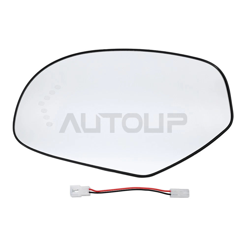 Driver Left Mirror Glass Assembly for Silverado Sierra Suburban (2007–2013)
