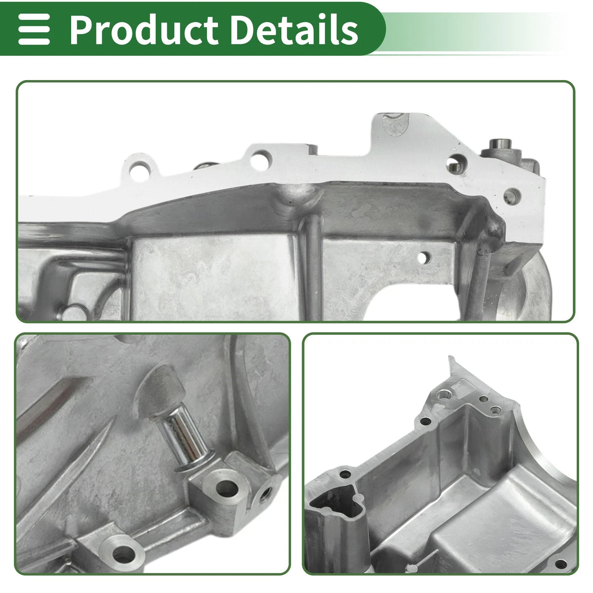 Engine Oil Pan for Lexus CT200h 1.8L (2011-2017) - 1 x Aluminum Cover