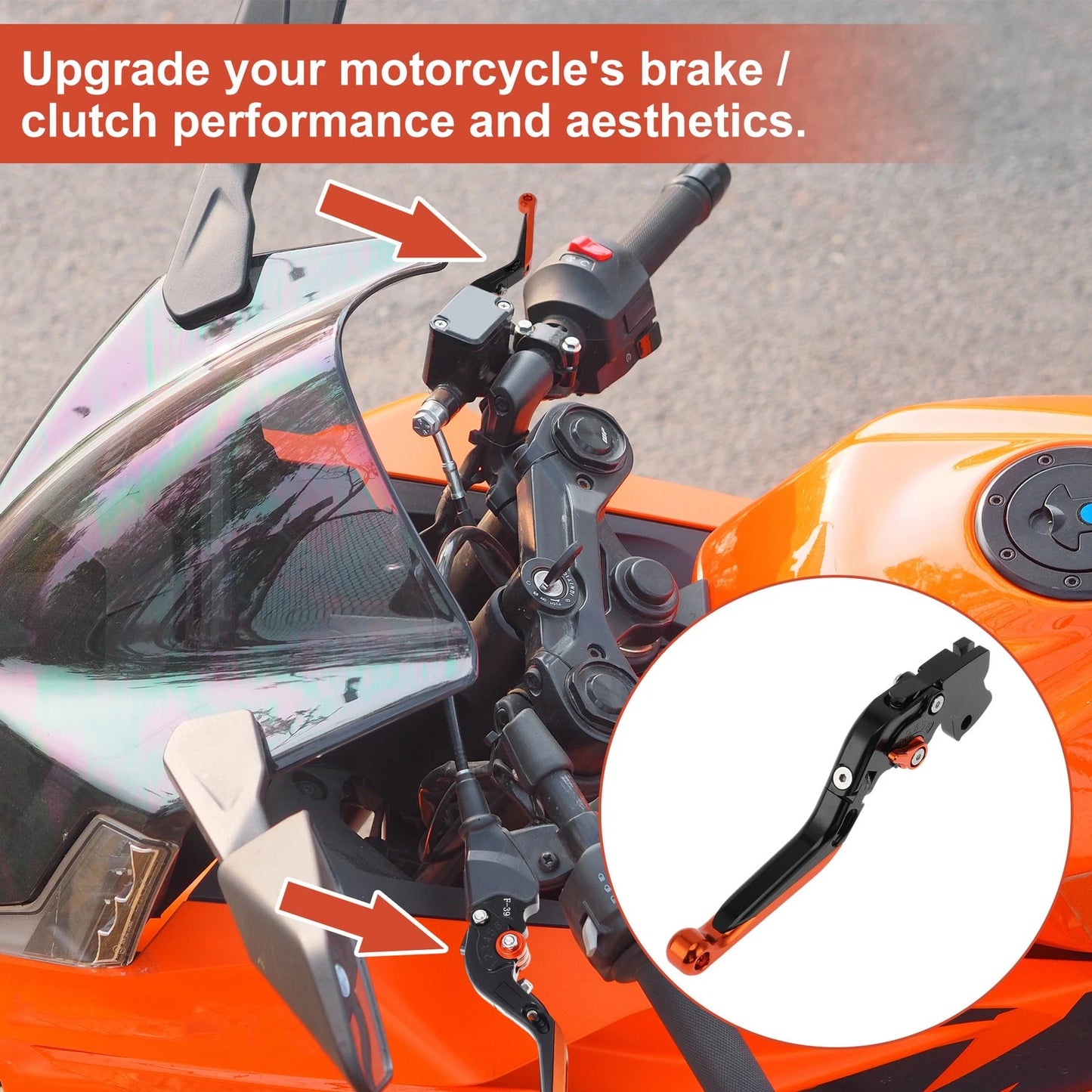 Brake Clutch Levers for KTM RC125 RC200 RC390