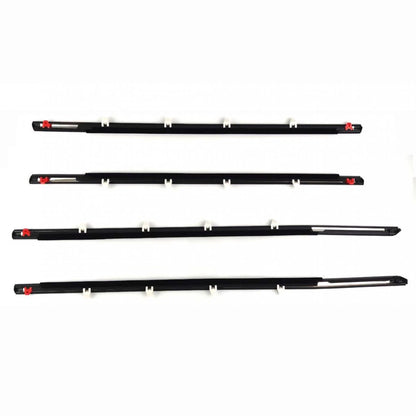 Weatherstrip Door Belt Black Set 4 LH+RH Fits Honda Accord CD 4D SED 1994-97 D05