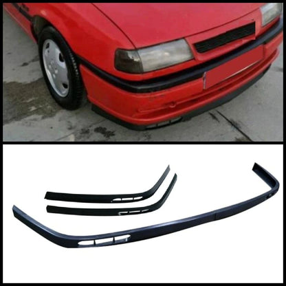 2 Piece Euro Front Bumper Splitter for Opel Vectra A (1995-2002)