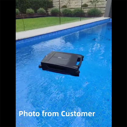 Solar Powered Robotic Pool Skimmer Cleaner for Pool Surface Cleaning