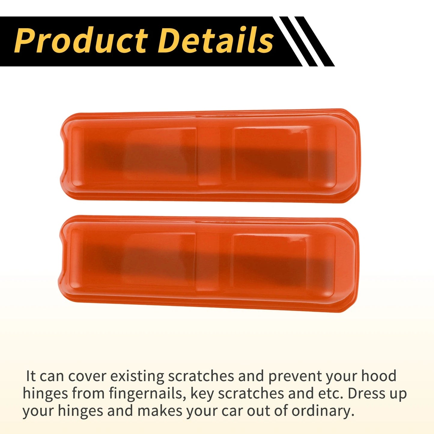 Hood Hinge Covers  for Jeep Wrangler JL JLU Sport Sahara (2018-2023)