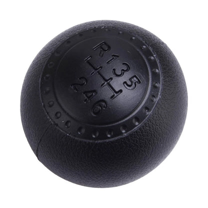 Black 6 Speed Manual Gear Shift Knob for Fiat Punto (1999-2012)
