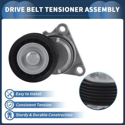 Belt Tensioner for Ford Mondeo 2013-2018 - Durable Metal Component 1 x