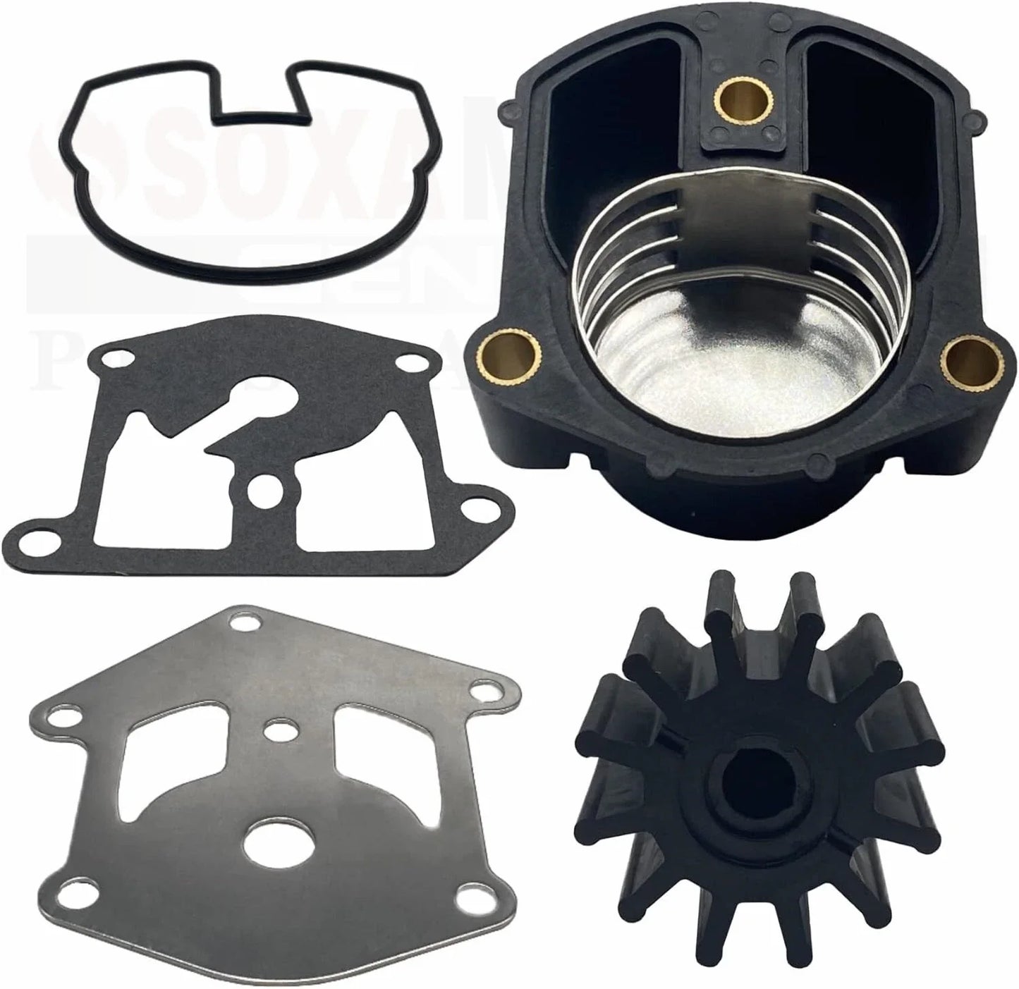Water Pump Kit with Impeller for OMC King Cobra Sterndrive I/O 1992-95