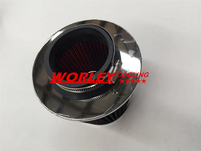 AIR INTAKE + RED TAPERED FILTER KIT for Acura Integra (1990-1993)