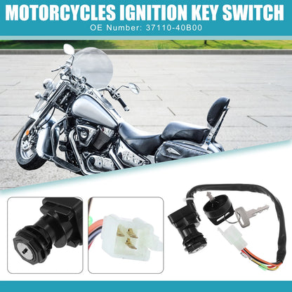 Ignition Key Switch Set for Suzuki Quadsport LT80 (1987–1992)
