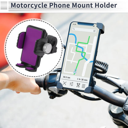 Phone Mount Holder 4.7-7.2 for Motorcycle Purple