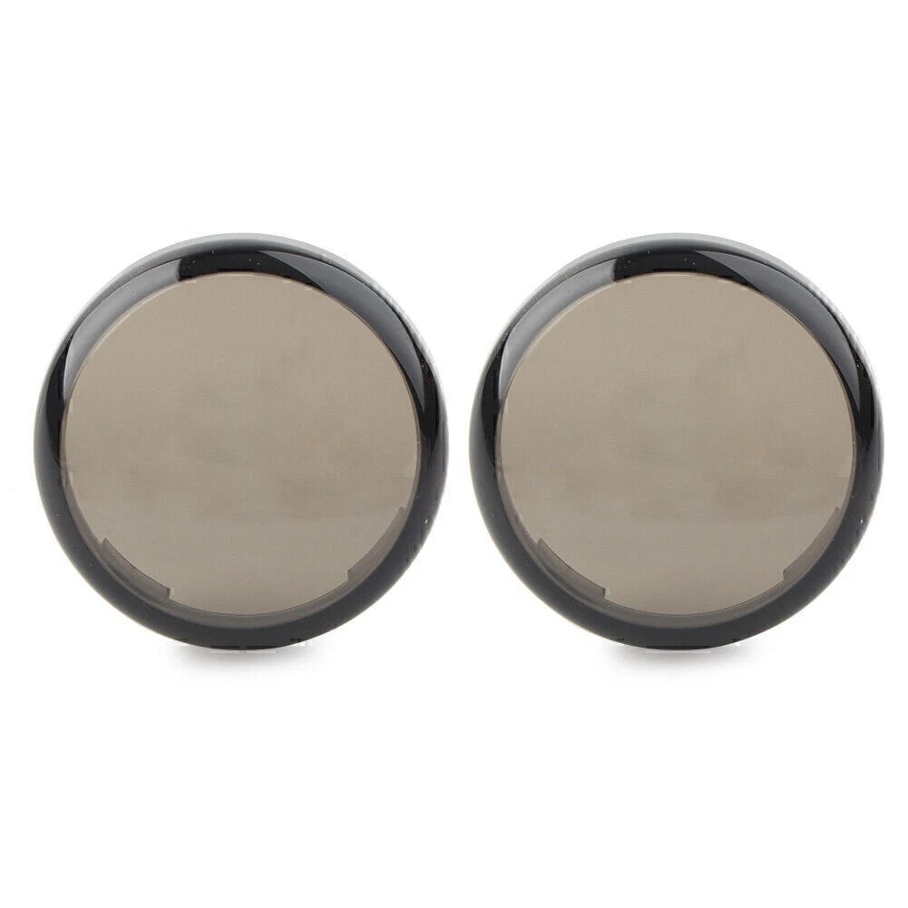Smoke Turn Signal Lens Covers for Harley Touring Softail Dyna