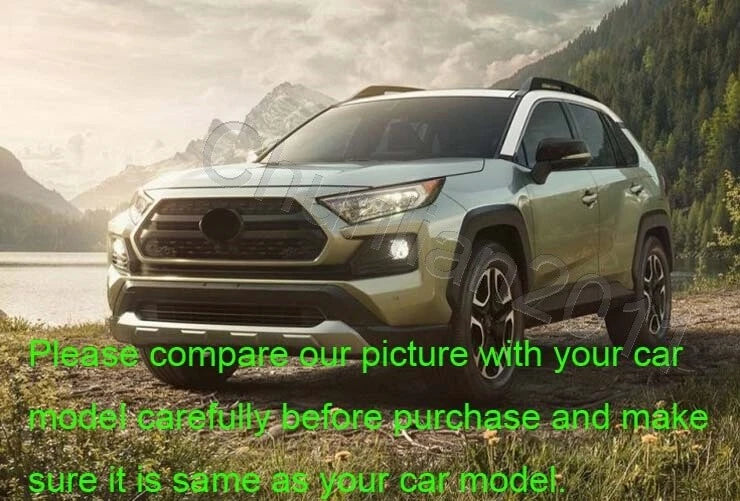 ABS Chrome Front Grille Cover Trim for Toyota RAV4 TRD (2019-2023)