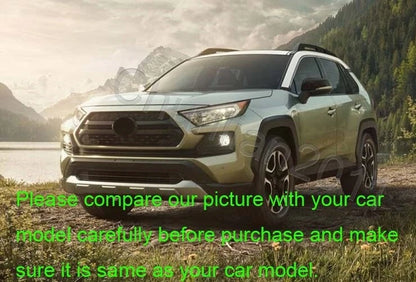 ABS Chrome Front Grille Cover Trim for Toyota RAV4 TRD (2019-2023)