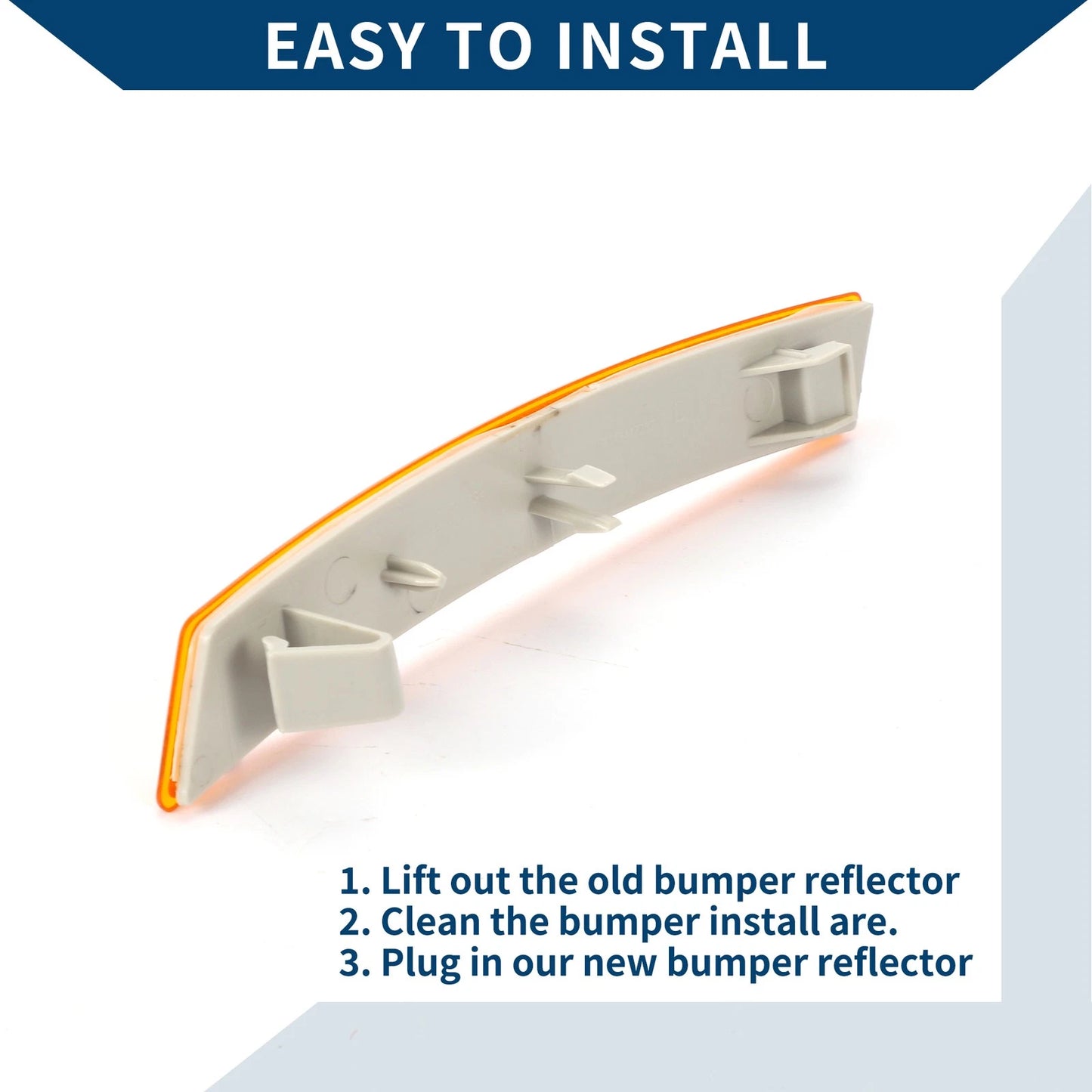 Bumper Reflector for BMW X3 E83 Facelift 2007-2010 USA Models 1 x Front Left