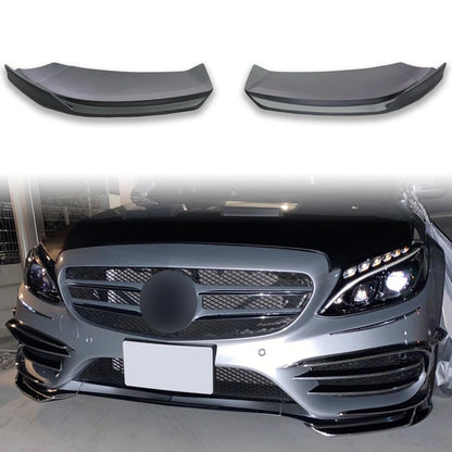 Front Bumper Splitter for Benz W205 C205 AMG Sport (2015-2020)