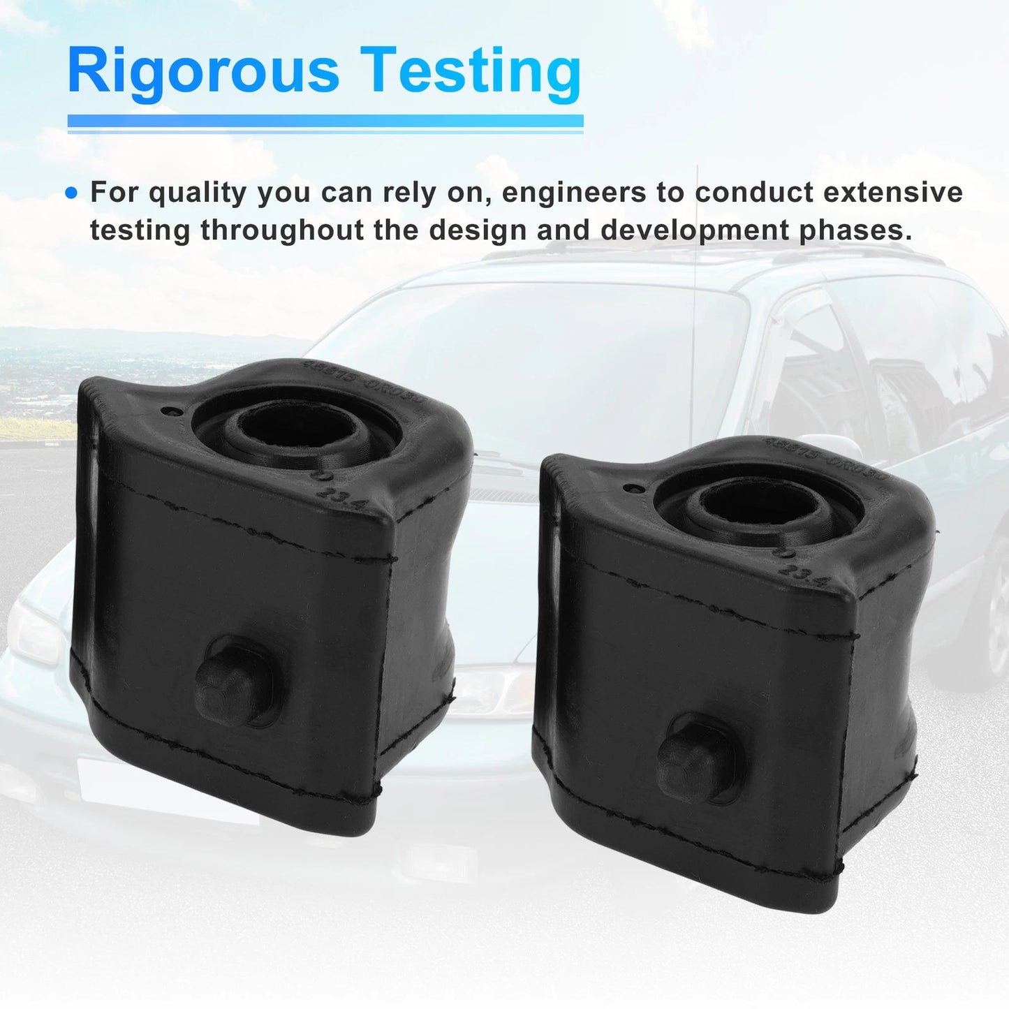 Black Front Right Stabilizer Sway Bar Bushings for Car