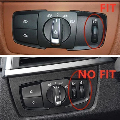 Headlight Switch Button Panel Cover Knob 2 x for BMW F20 F21 F30 F32 F33 (2012-2019)