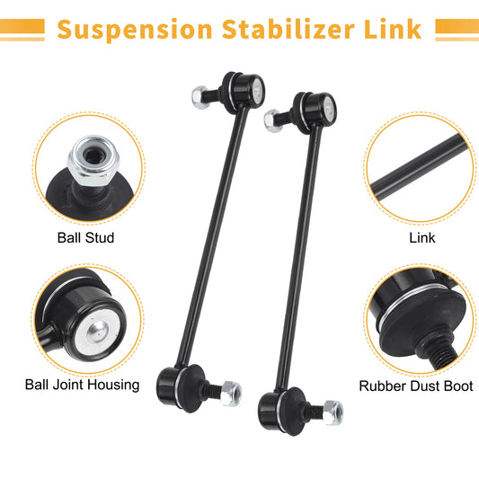 2 x Front Sway Bar Links Stabilizer Kit for Ford Escort