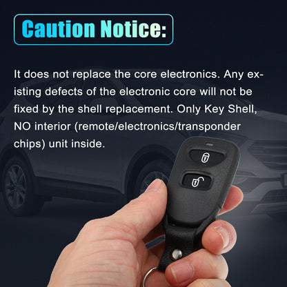 3 Button Keyless Entry Remote Key Shell Cover for Hyundai, Kia (2011-2023)