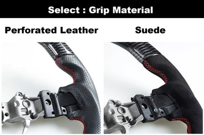Silver Carbon Steering Wheel for BMW F20 F21 F22 F23 F30 F31 F34 F35 (2012-2020)