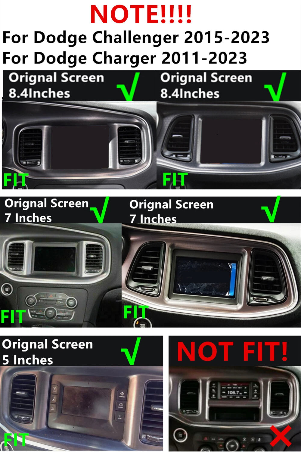 8.4'' Car Stereo GPS Navigation for Dodge Ram, Chrysler, Jeep Grand Cherokee